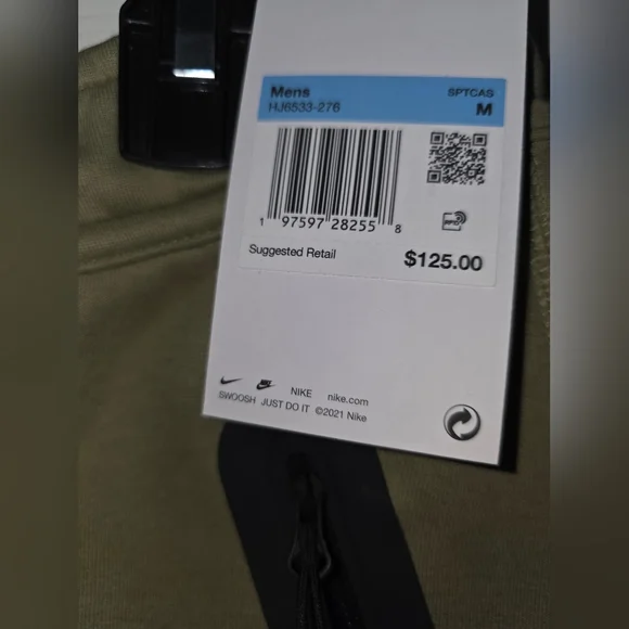 Nike Tech Fleece Open Hem Pants Neutral Olive HJ6533-276 Men’s Size Medium